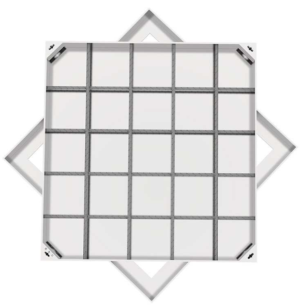 莲池不锈钢方井展示